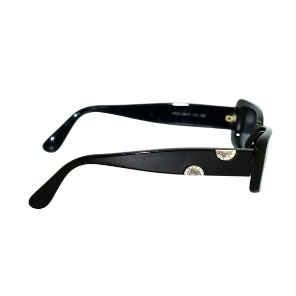 D0 Auth GIANNI VERSACE Vintage Medusa Black Gray Mod 249/H Col 852 Sunglasses